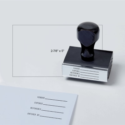 Rubber Stamp Pad Endorsing Ink Refill Black Red Blue Violet Desk