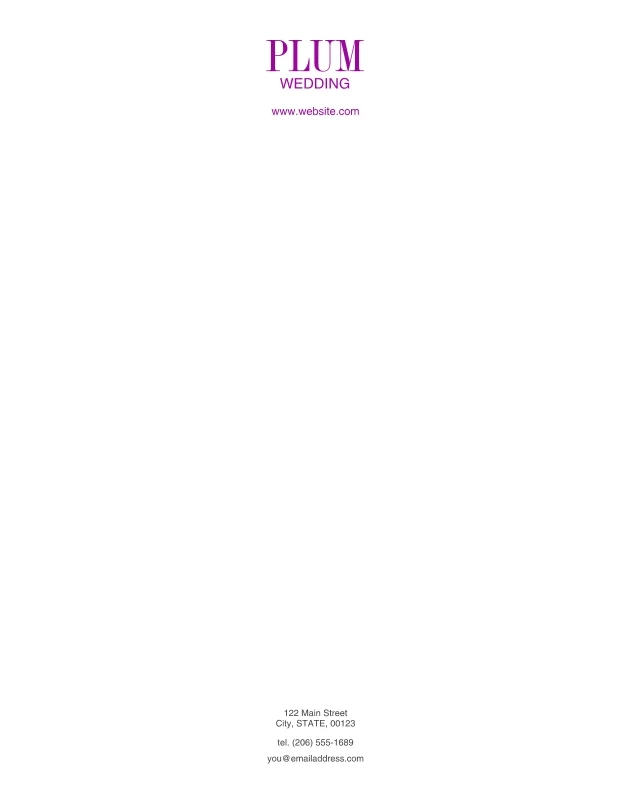 Purple Wedding