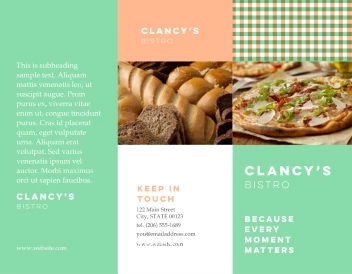 Mint Orange Tablecloth