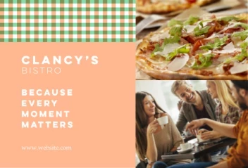 Mint Orange Tablecloth