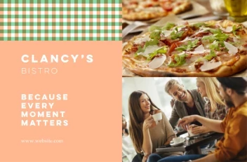 Mint Orange Tablecloth