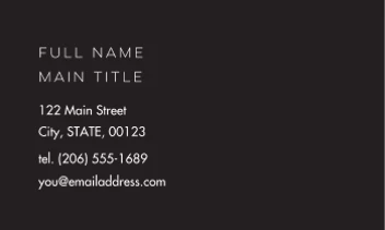 Black & White Business