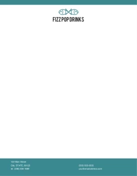 Blue Drink With Fish