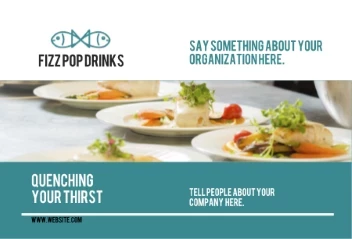 Blue Drink With Fish