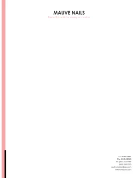 Mauve Nails