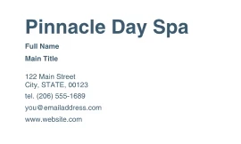 Spa Massage