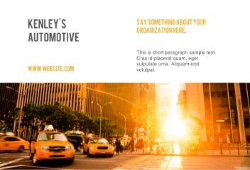 Yellow Car