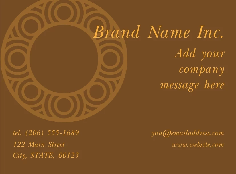 Circle Brown