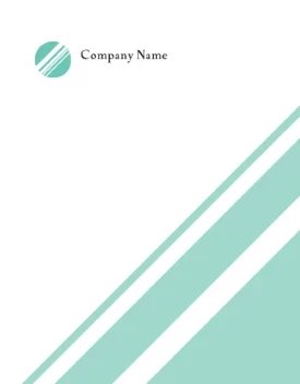 Corporate Green Stripes