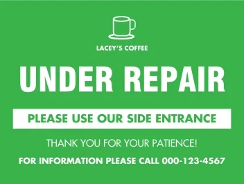 Coffee Shop Repair