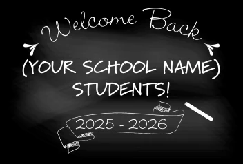 Welcome Back Chalkboard