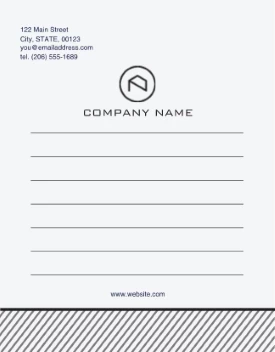 Modern Black Stripes