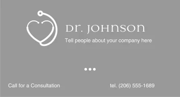 Grey Heart Stethoscope