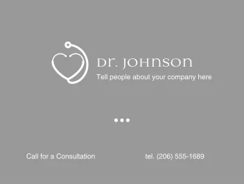 Grey Heart Stethoscope