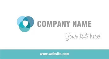 Tradeshow Blue Slogan