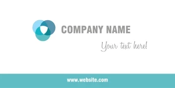 Tradeshow Blue Slogan