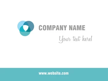 Tradeshow Blue Slogan