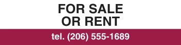 Sale or Rent