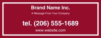 Solid White Border