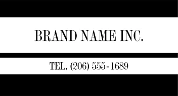 Black Stripe Divider