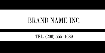 Black Stripe Divider