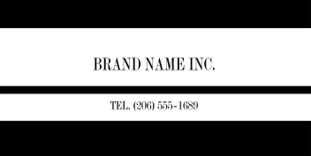 Black Stripe Divider