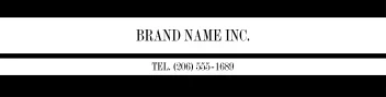 Black Stripe Divider