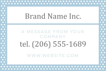 White Dotted Pattern