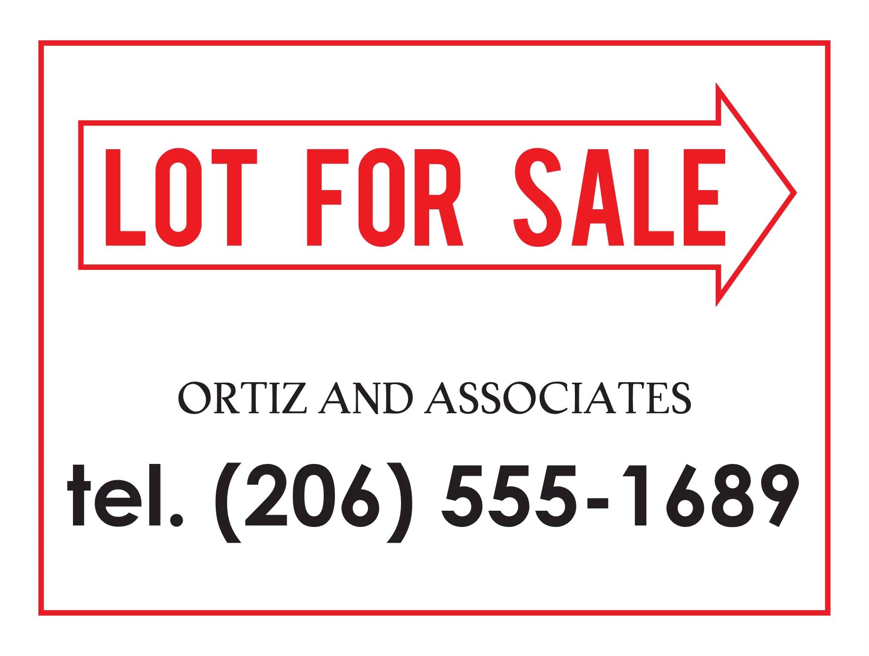 Red Direction Sale