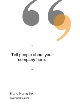 Grey Quotation Marks