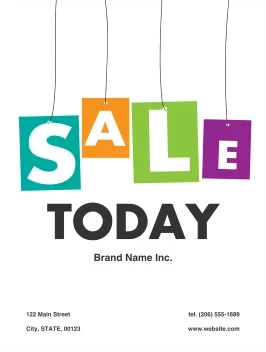 Color Sale Tags