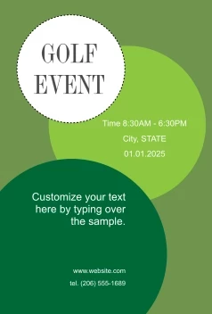 Green Shades Circles