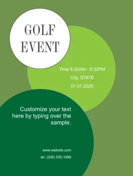 Green Shades Circles