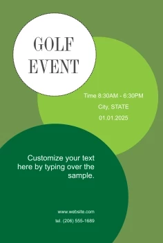 Green Shades Circles