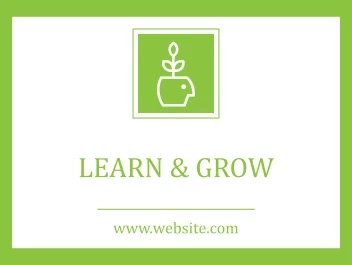 Growing Potted Plant