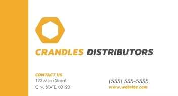 Yellow White Hexagon