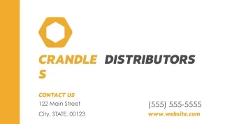 Yellow White Hexagon