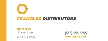 Yellow White Hexagon