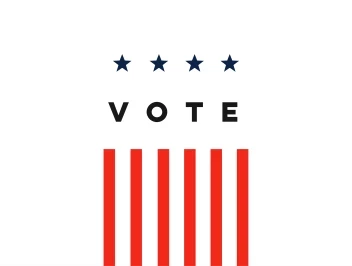 Red Vertical Stripes