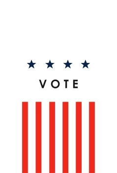 Red Vertical Stripes