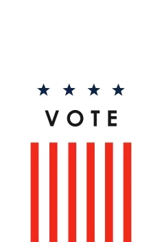 Red Vertical Stripes