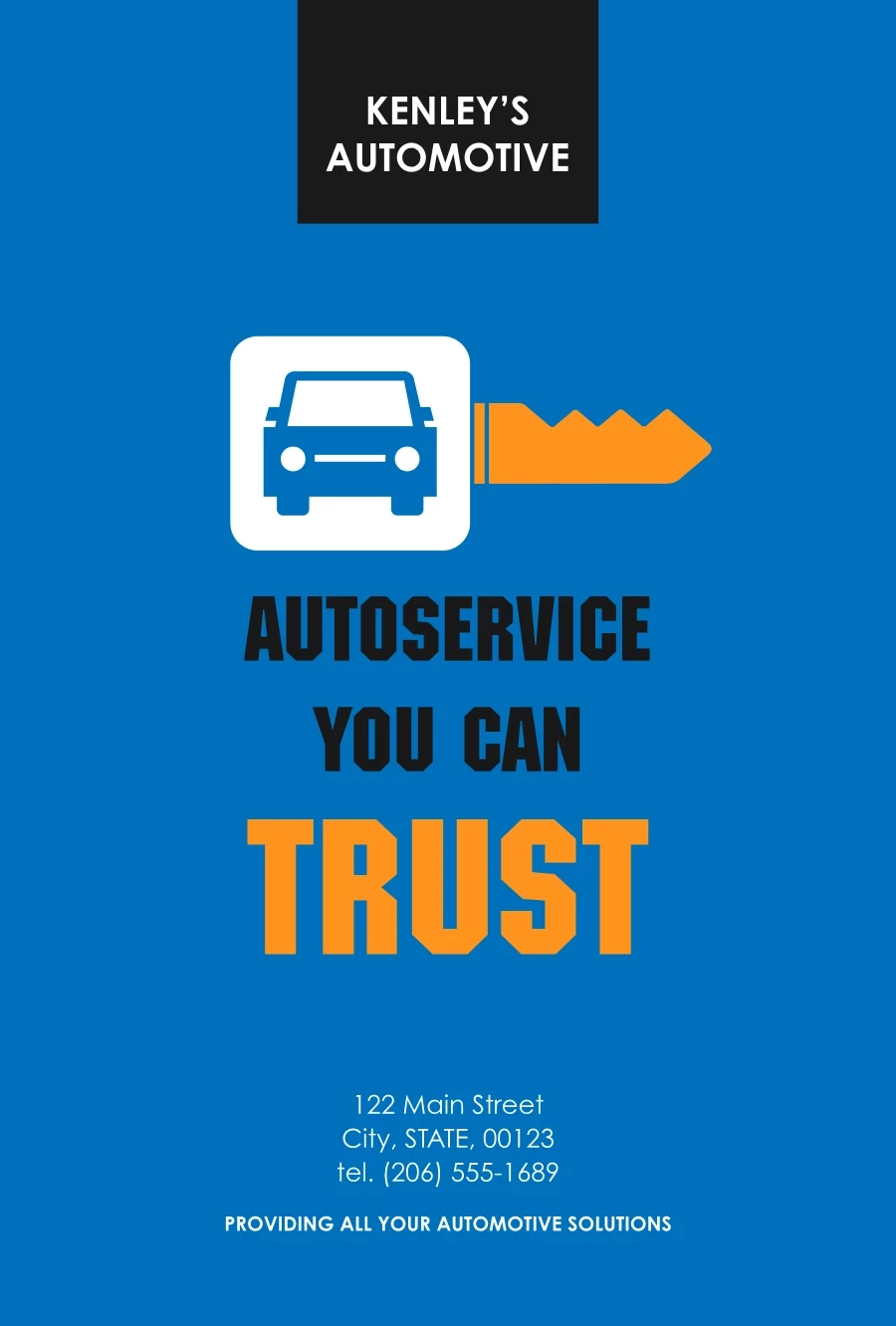Orange Auto Key