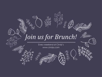 Join Us For Brunch