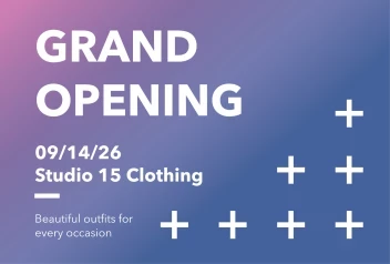 Grand Opening Gradient