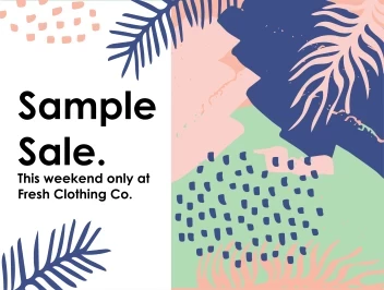 Sample Sale