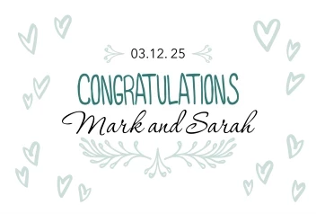 Congratulations Wedding Banner