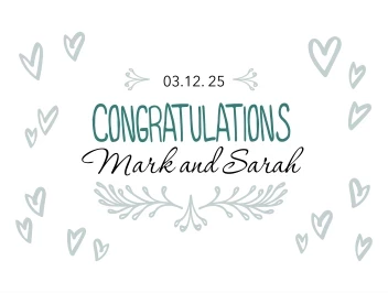 Congratulations Wedding Banner