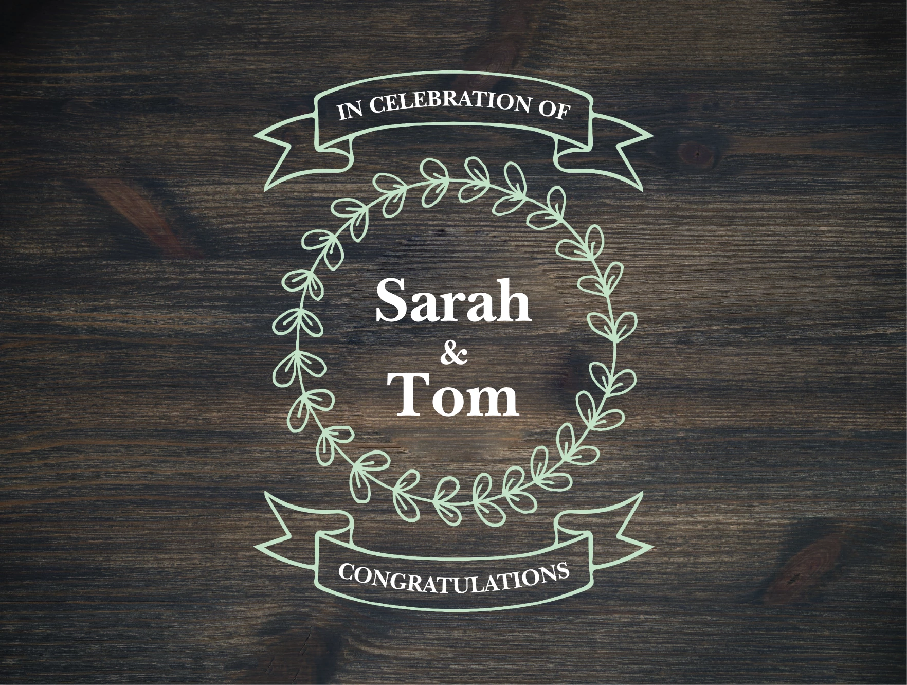 Wreath with Wood