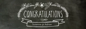 Congrats Chalkboard