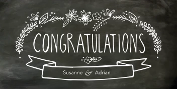 Congrats Chalkboard